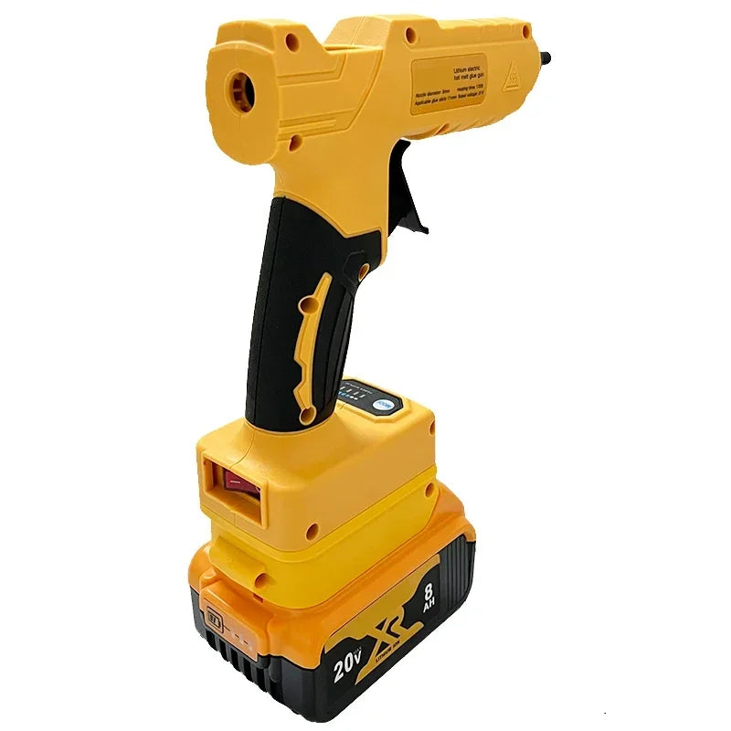 Fit Dewalt Cordless Electric Handheld Hot Glue Gun Repair DIY Tool Melt Welding Hot Air Gun Anti-scald Nozzle for 20V Battery