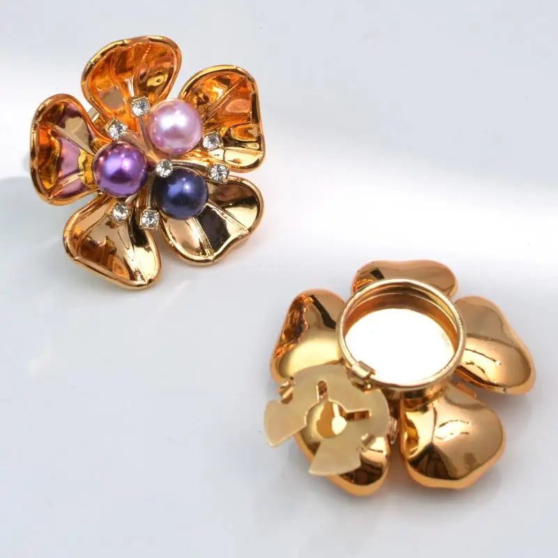 Instant Glam Button Covers, Clip-On Rhinestone Set – The Perfect Gift to Elevate Any Outfit for Parties