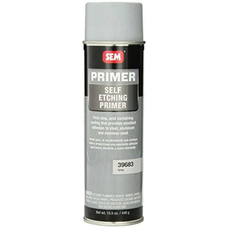 39683 Grey Self Etching Primer 15.5 oz Automotive Repair Metal Surface Preparation Paint