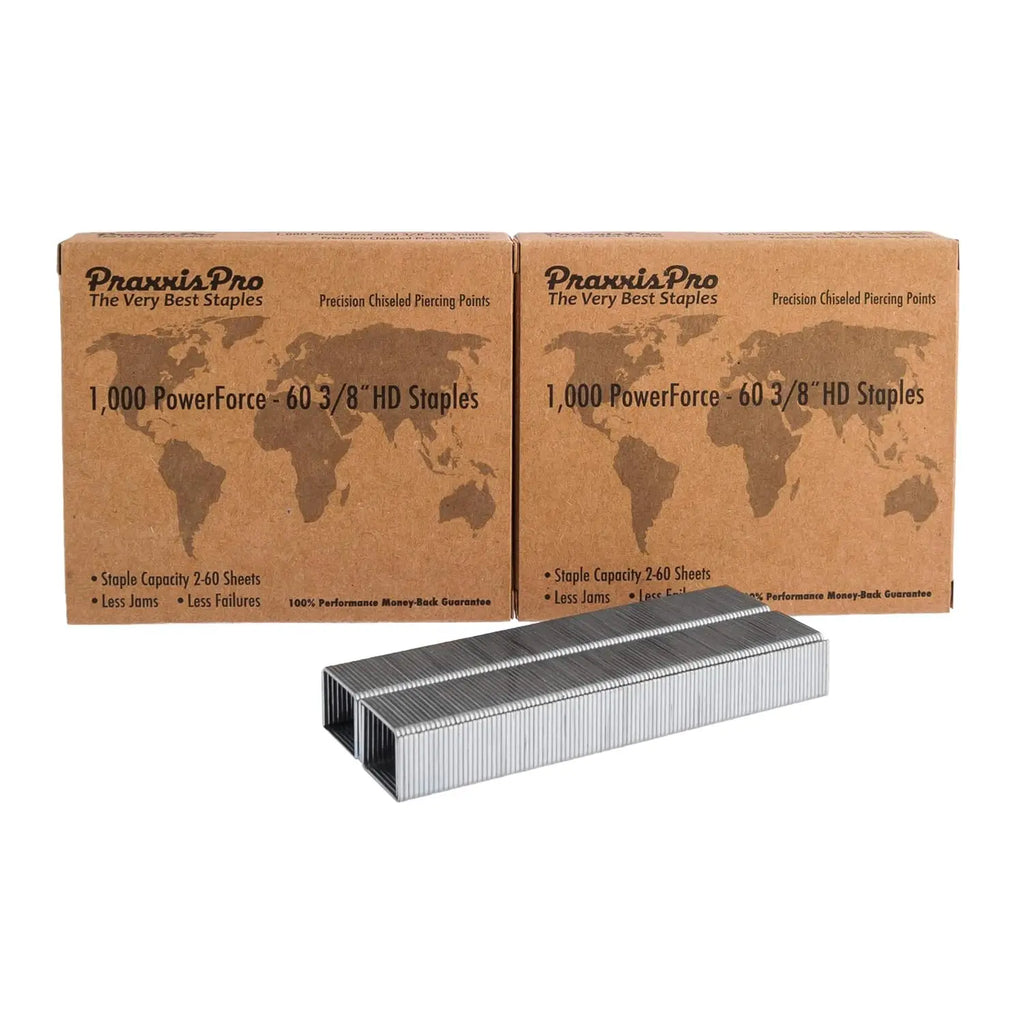 Heavy Duty Staples Refill, 3/4" Leg Length, Chisel-Point, Compatible with Most Heavy Duty Staplers - 2000 Count