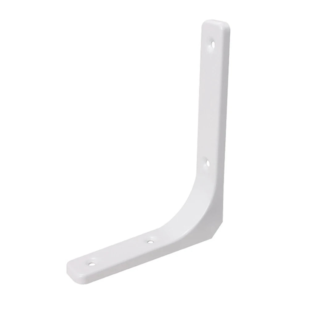 8 In Wall Shelves Bracket Easy Install Reinforced Shelf Bracket Wall Mounted L Bracket Hardware Corner Brace Support for Shelves