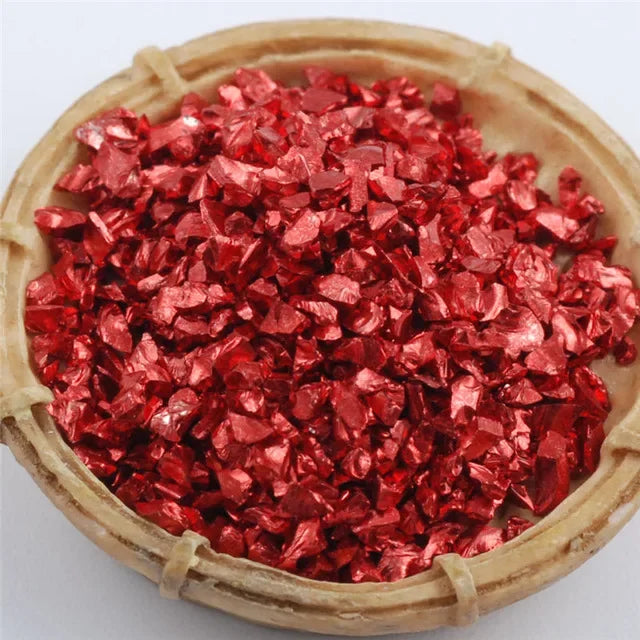 450g/Bag Wholesale Multicolor Flash Irregular Shaped Glass Crushed Stone For DIY 3D Nail Art Decoration/Resin Mold Filler