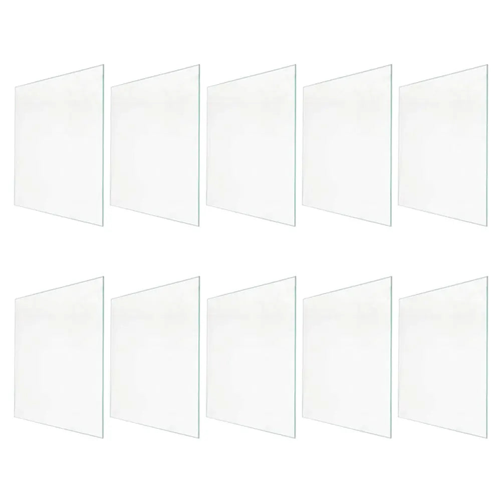 10pcs Transparent Acrylic Sheets Clear For Picture Frame Clear Crafting Panels Diy Scratch-Resistant Sturdy Lightweight Display