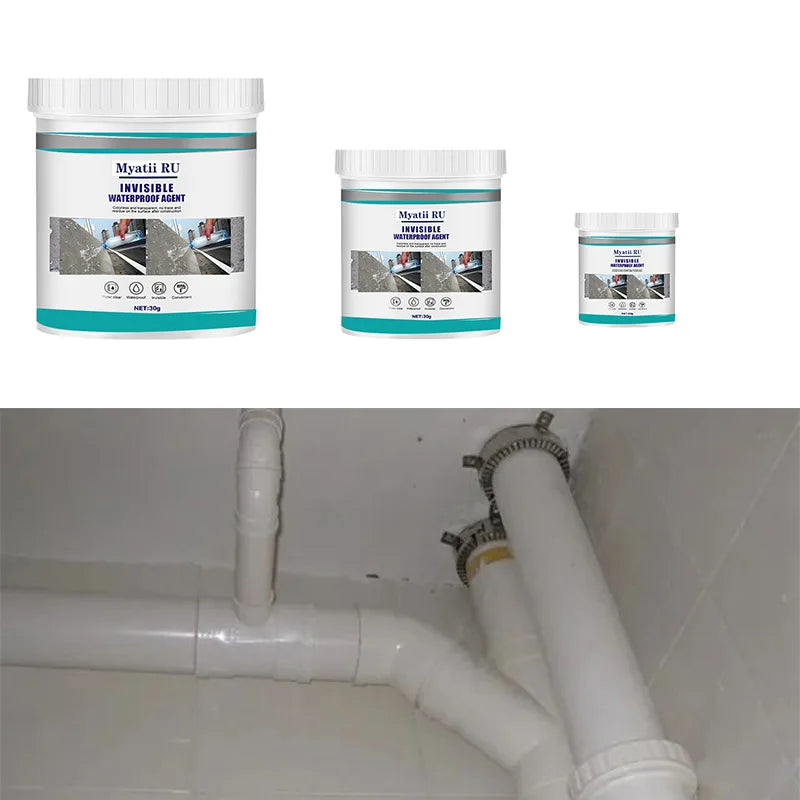 Sealant Spray High Temperature Resistance Anti-leak Nano Spray Glue White Liquid for Tile Floor Tile Wall Tile Cement for Repair