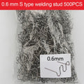 500PCS 0.6/0.8mm Hot Stapler Stapl For Car Bumper Plastic Welder Automotive Repair Kit Hot Stapler Welding Soldering Tool