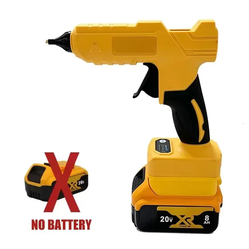 Fit Dewalt Cordless Electric Handheld Hot Glue Gun Repair DIY Tool Melt Welding Hot Air Gun Anti-scald Nozzle for 20V Battery
