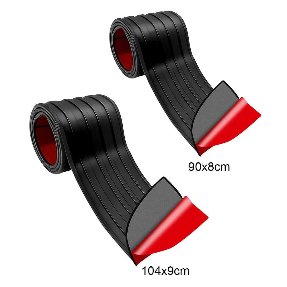 Universal Car Trunk Door Guard Strips Sill Plate Protector Rear Bumper Guard Rubber Mouldings Pad Trim Cover Strip Car Styling