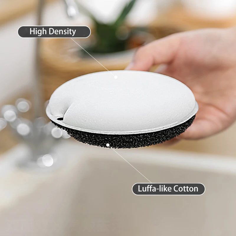 3pcs Double-Sided Sponge Kitchen Cleaning Sponge Dishwashing Dishes Magic Sponges Dishwashing Sponge Block Kitchen Accessories