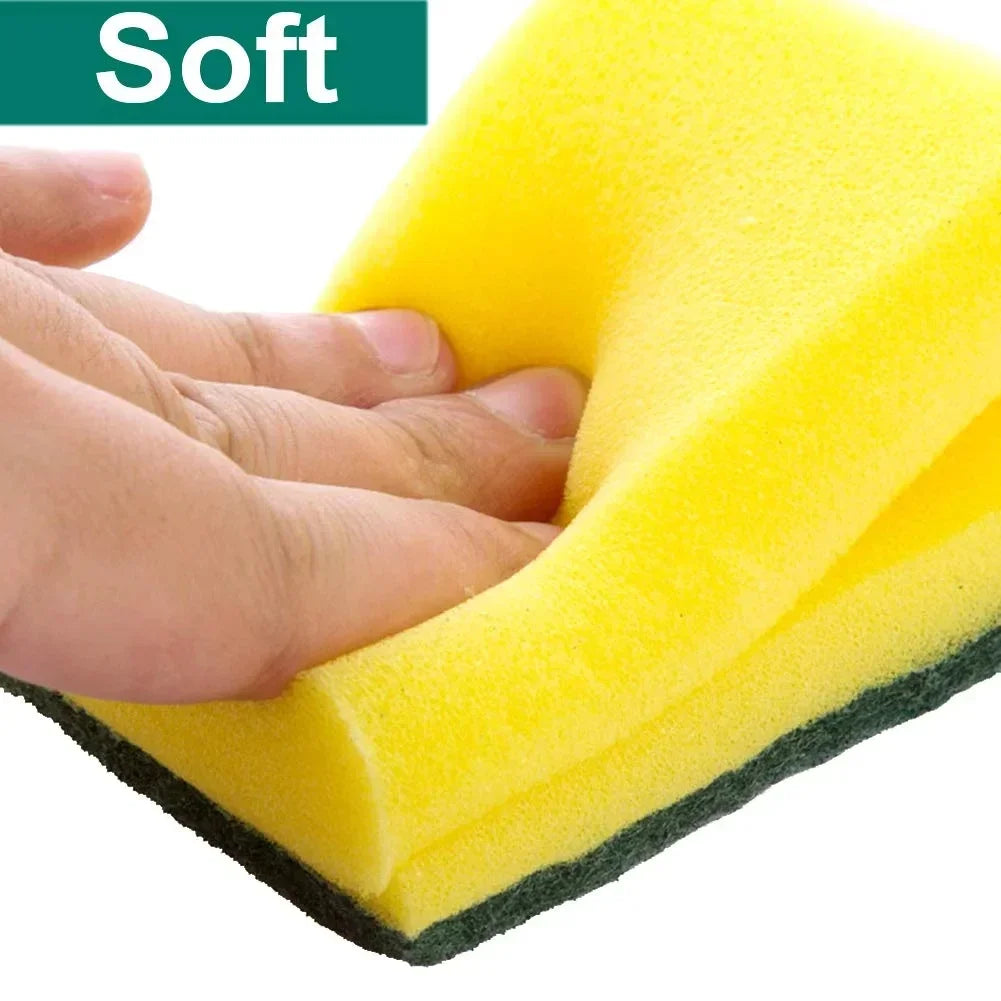 Highly Absorbent Dishwashing Sponge Kitchen Clean Rub Pot Rust Focal Stains Sponge Removing Kit Home Cleaning Brush Sponges