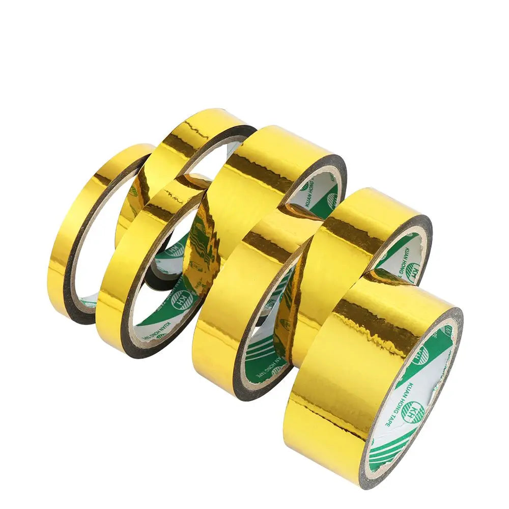 Adhesive For Decoration Decoration Tape Reflective Golden Tape Laser