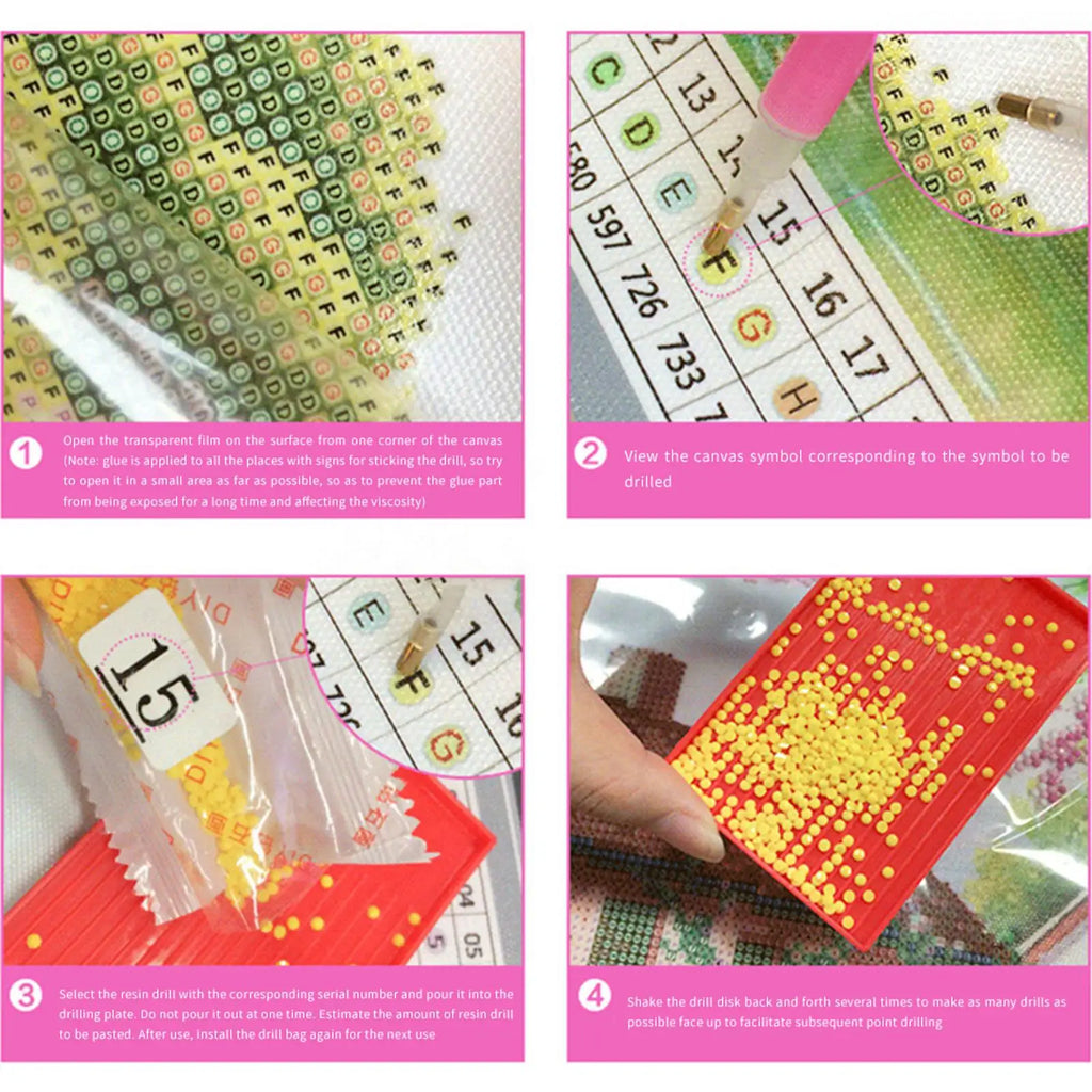 10Pcs Resin Diamond Drilling Sticking Mud DIY Drawing Handcraft Dotting Wax 5D Picture Rhinestone Drilling Accessory