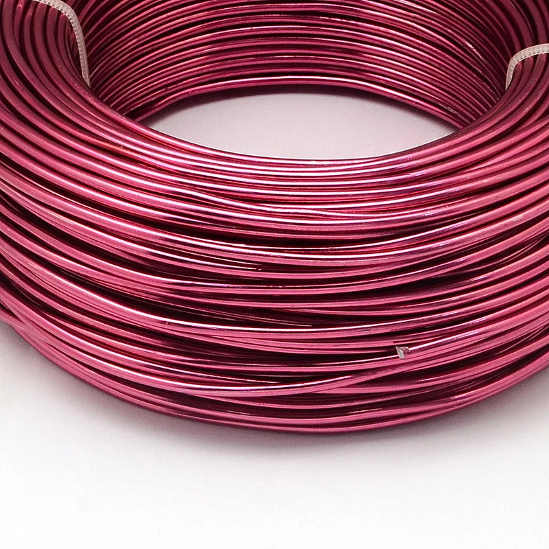 PandaHall 0.6-2.0mm Anodized Aluminum Wire 10 Sizes , Colorful Bendable Craft Wire for Jewelry Making, DIY Model Beading