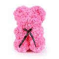Artificial Flower Eternal Rose Teddy Bear for Mom Mother's Day Birthday Valentine's Day Anniversary Gifts & Decorations