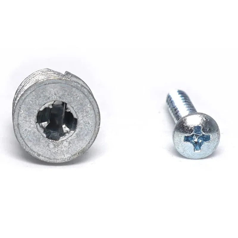 50/100 PCS Self-Drilling Drywall/Hollow Wall Anchor Kit With Zinc Plated Cross Head Self Tapping Screws ﻿