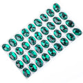 VC Oval Fine crystal AB rhinestone decoration flat back sewing 2 hole stone glass beads, can be used as DIY wedding decoration
