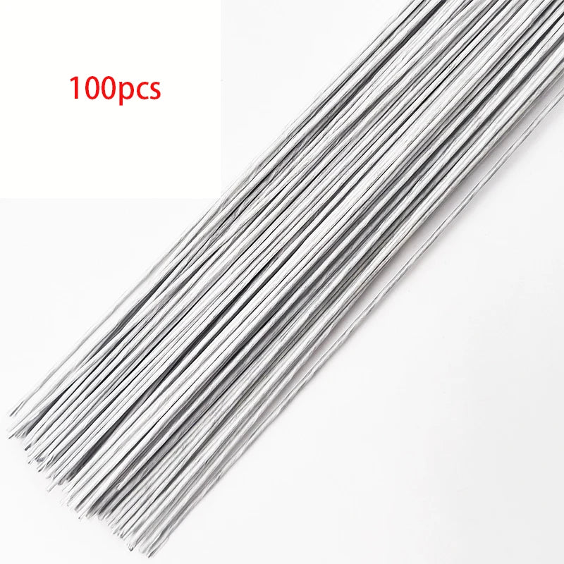 100 Pcs Floral Wire 26 Gauge Crafts Florist Green Floral Wire for Crafts Bouquet Stem Wreath Making Flower Arrangement Supplies1