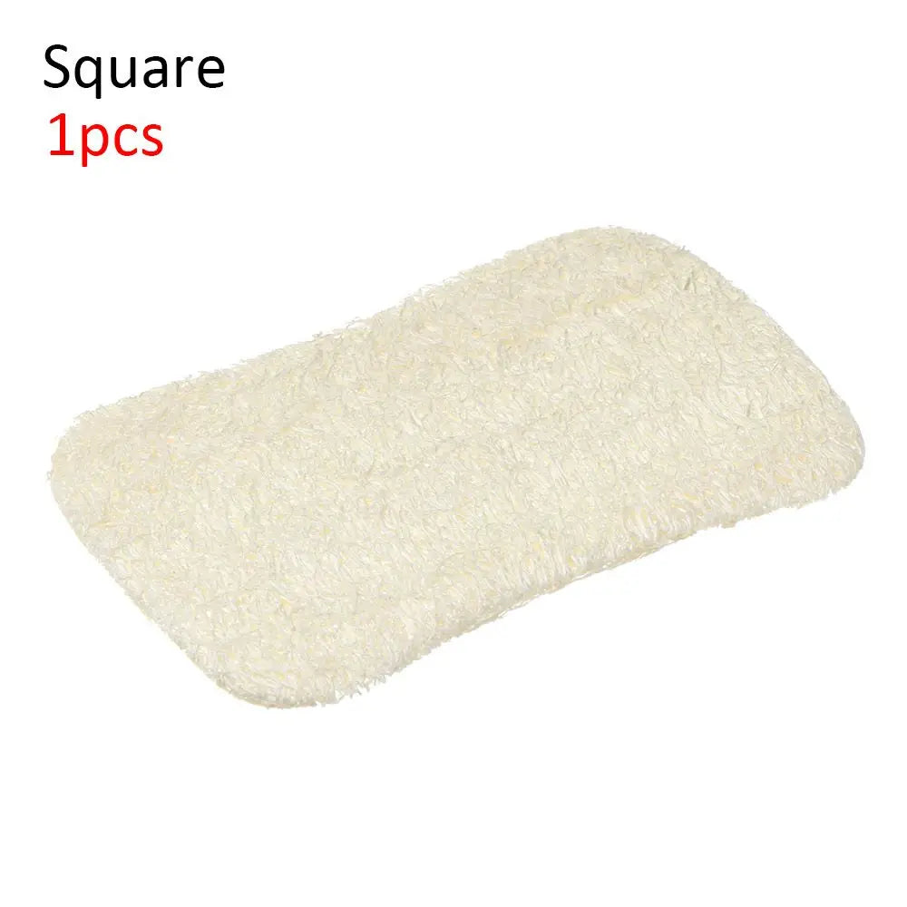 1/5pcs Double-sided Cleaning Reusable Non-stick Oil Pot Bowl Brush Dish Washing Cloth Cleaning Sponge Microfibre Sponge