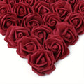 100PCS Artificial Rose Flower Heads, Real Looking Foam Roses for DIY Wedding Baby Shower Centerpieces Party Home Decorations
