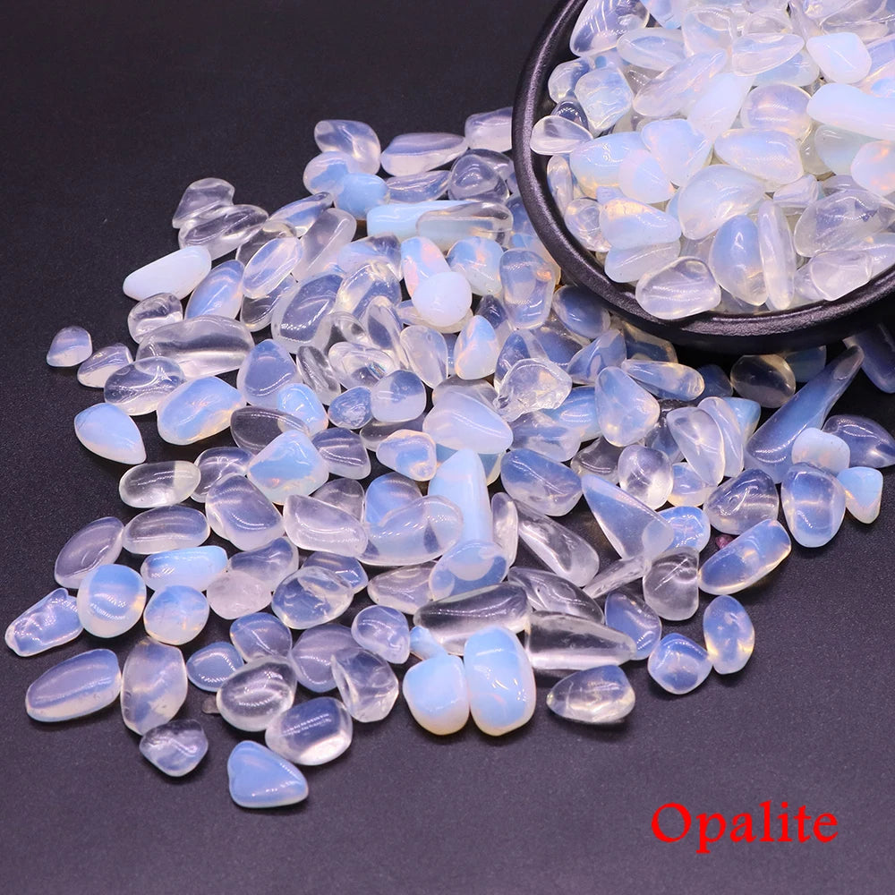 Natural Stone Tumbled Agate Gravel Crystals Chip Quartz Minerals Reiki Healing Specimen Gemstones Home Aquarium Decor DIY Crafts