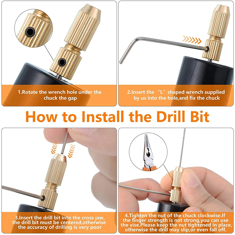 Mini Electric USB Drill Portable Handheld Drill Engraving Pen Rotary Tool Kit Jewelry Tool Carving DIY Tool
