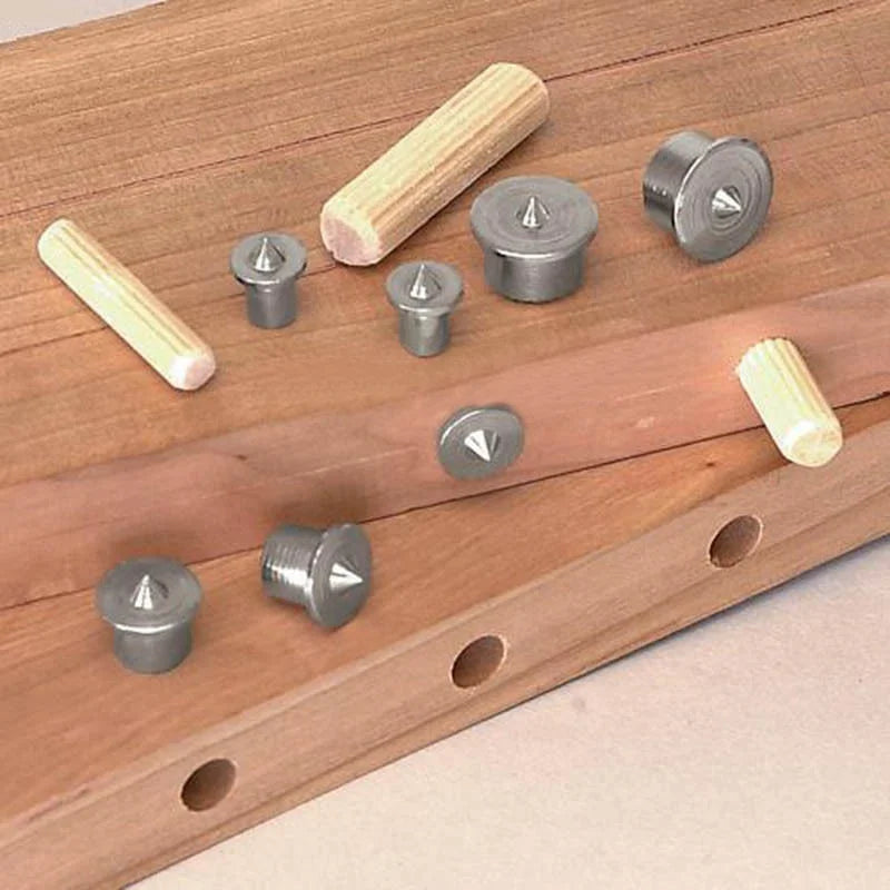 4/16pcs Dowel Drill Woodworking Tools Dowel Centre Point Pin Set 6mm8mm10mm12mm Dowel Tenon Center Set Transfer Plugs Wood Drill