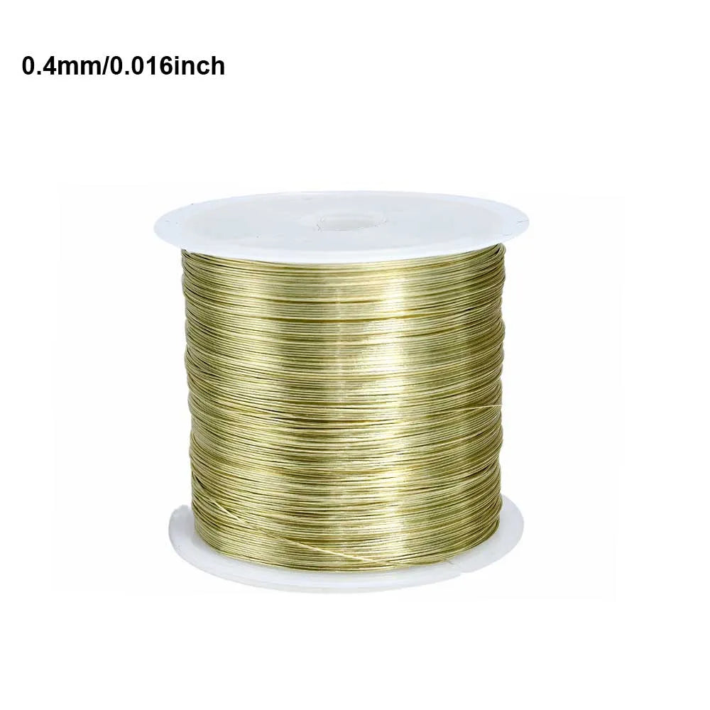 100M/Roll 0.3/0.4mm Color Metal Wire For Bracelet Necklace DIY Colorfast Beading Wire Jewelry Cord String Handcraft Making
