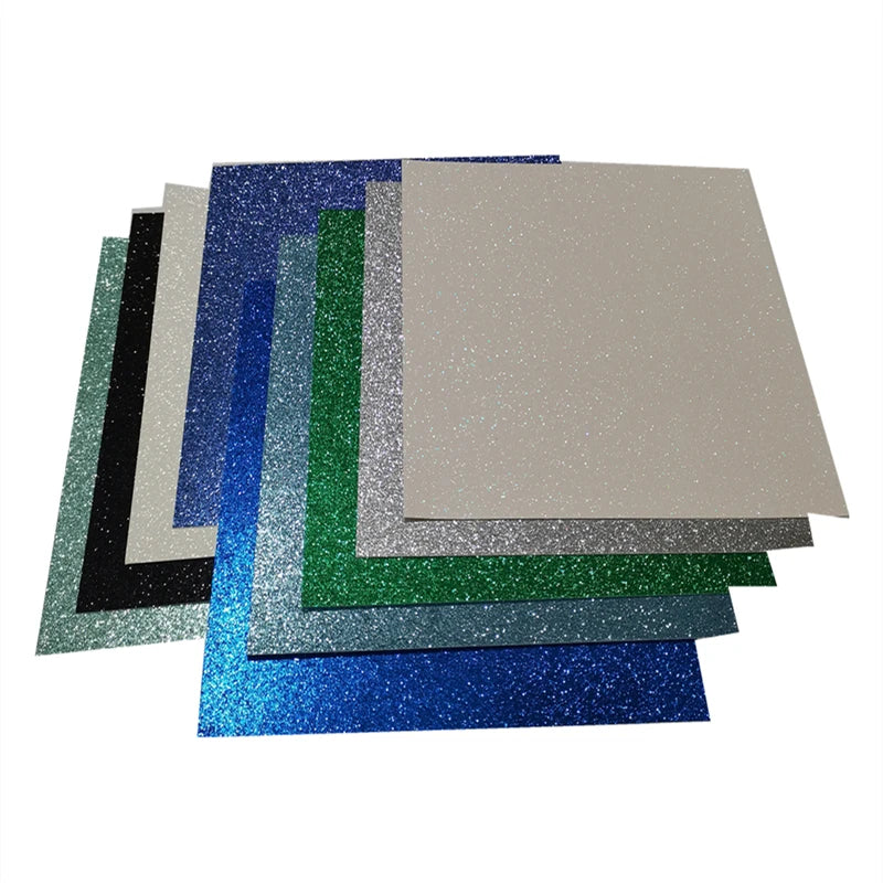Glitter Cardstock Paper, Sparkly, Shinny Craft Paper, DIY Party, Graduation Decor, 10 Sheets