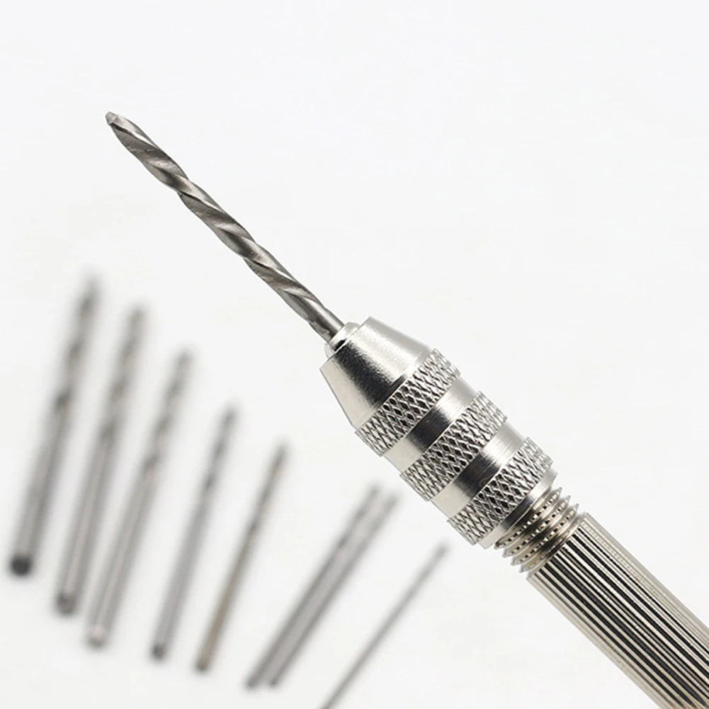 1/11pcs 0.3-3.2mm Mini Micro Hand Drill Woodworking Drilling Tools For Models Hobby Jewelers Drilling Rotary Tool DIY