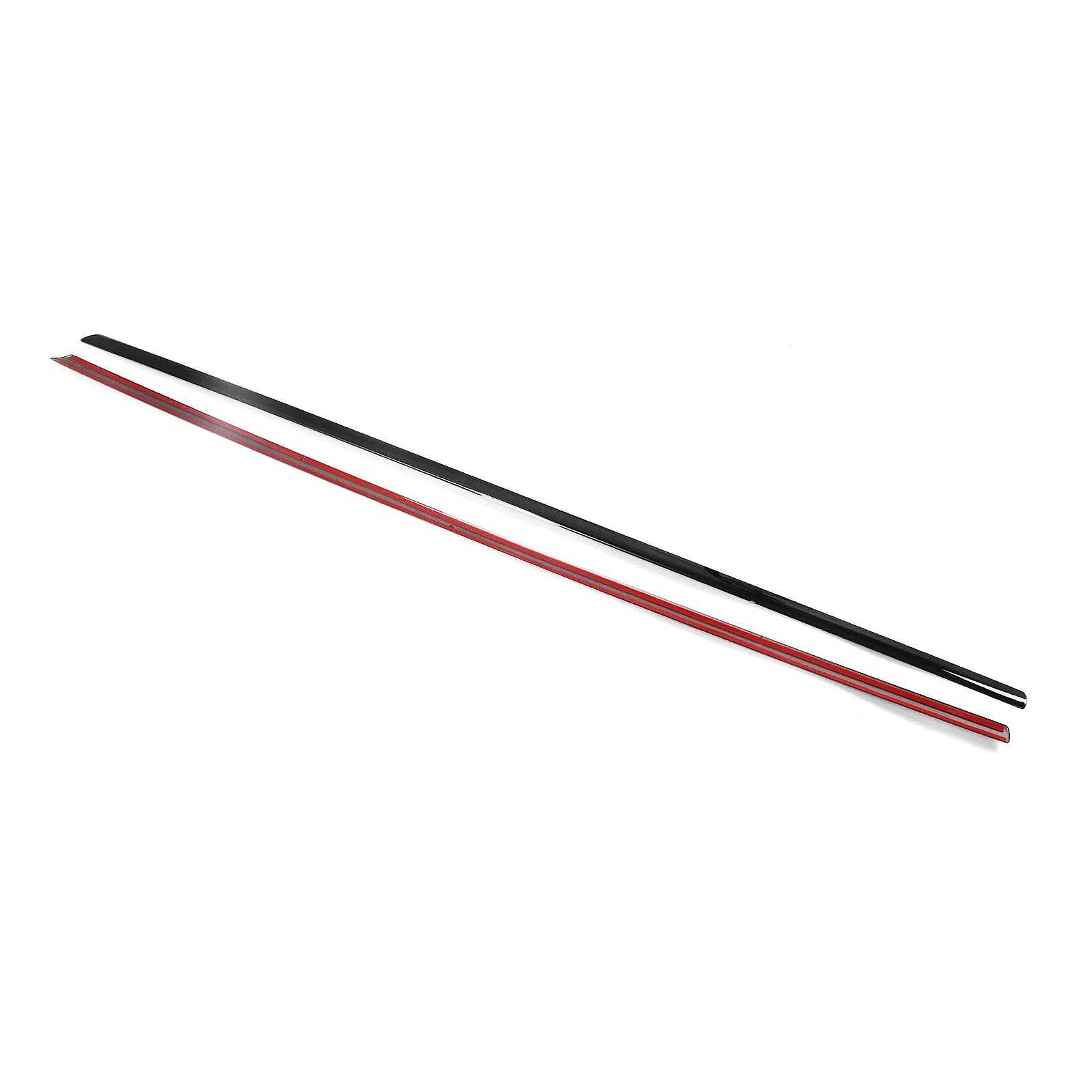 For Mini Cooper S F56 2-Door 2014-2021 Window Exterior Decorative Moulding Trim Gloss Black Weatherstrip Seal Strip