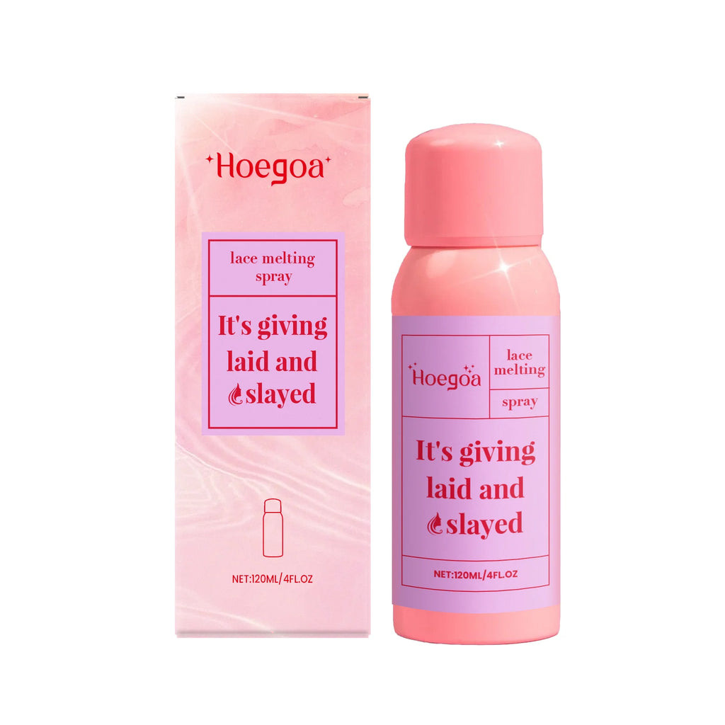 Wig Adhesive Spray Water Resistant For Lace Front Wig Gentle Formula Easy Removal Strong Invisible Waterproof Lace Glue Spray
