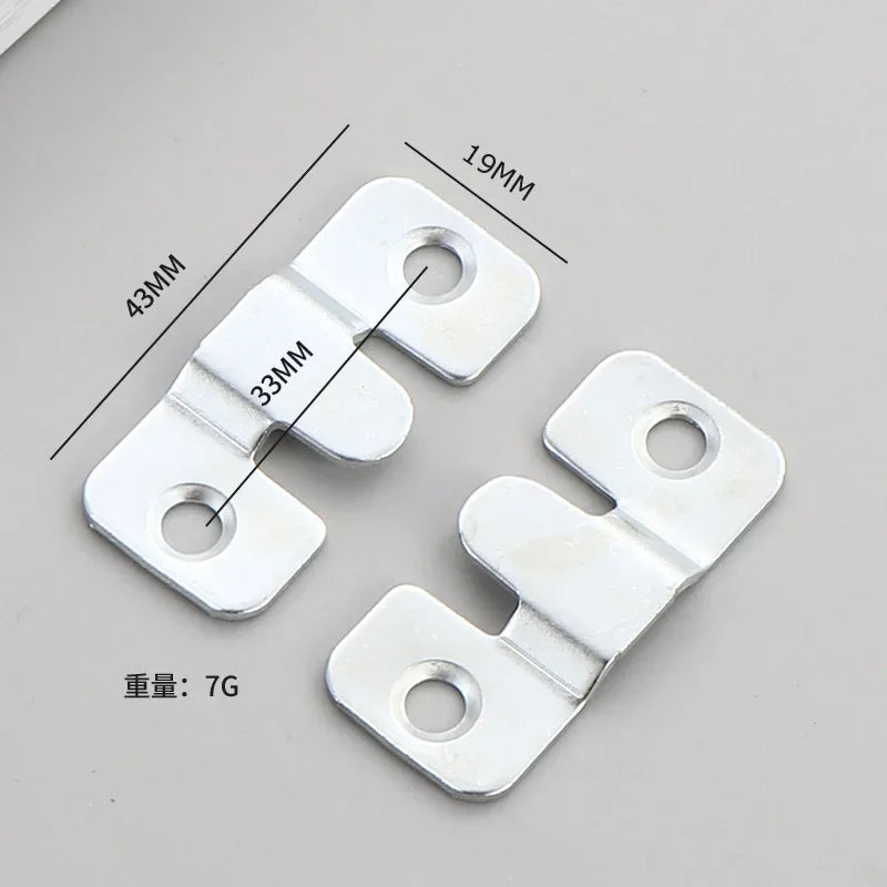 Folding Table Wall Shelves Floating Wall Shelves Stainless Steel Hanging Buckle Flush Mount Hanger Furniture Interlock Bracket