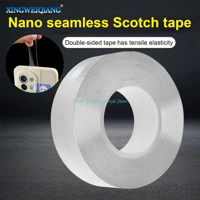 E74E Heavy Duty Clear Tape Strong Mounting Tape 20mm for Secure & Clean Mounting