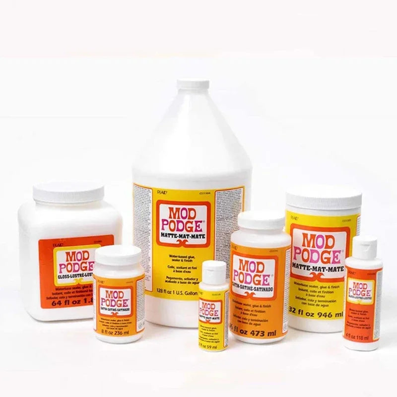 946ml Mod Podge Matte gloss fluid painting glue board transfer dried flower seal Collage glue plaid Wood transfer glue Mod Podge