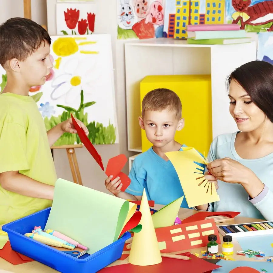 10 Pcs Flat Storage Organizer Tray Bin Letter Size Paper Tray for Classroom Plastic Stackable File Organizer for School Office T