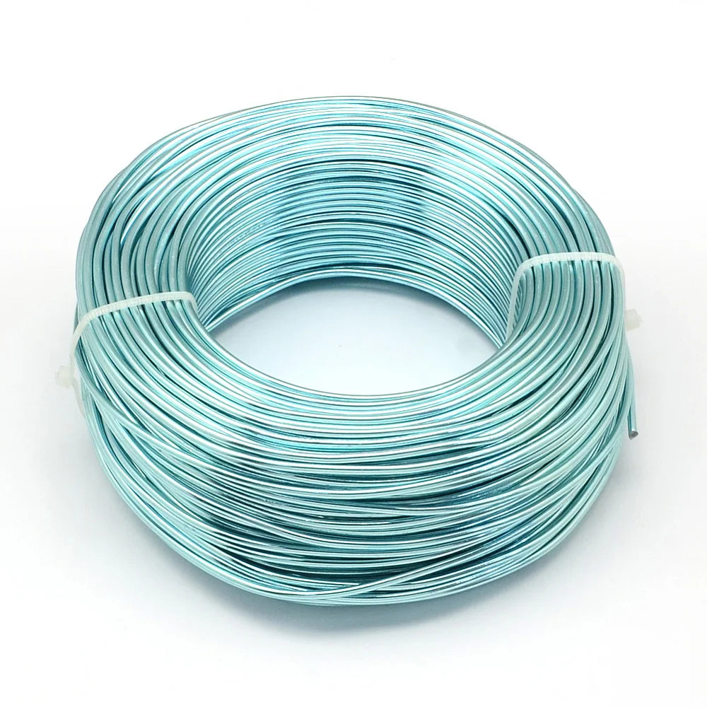 PandaHall 0.6-2.0mm Anodized Aluminum Wire 10 Sizes , Colorful Bendable Craft Wire for Jewelry Making, DIY Model Beading
