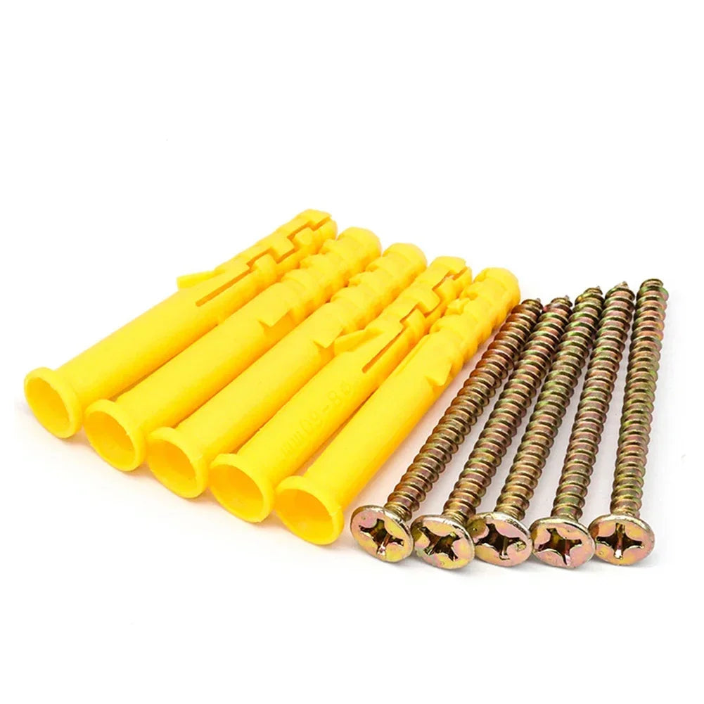 40pcs Stainless Steel Expansion Screws M6×30 Wall Anchors Screws For Drywall Fixing Hardware Tools Accessories