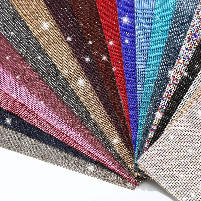 Self-adhesive Rhinestone Jewelry DIY Accessories Phone Case Shiny Diamond Ribbon Wedding Crystal Tape Sticker Car Interior Decor