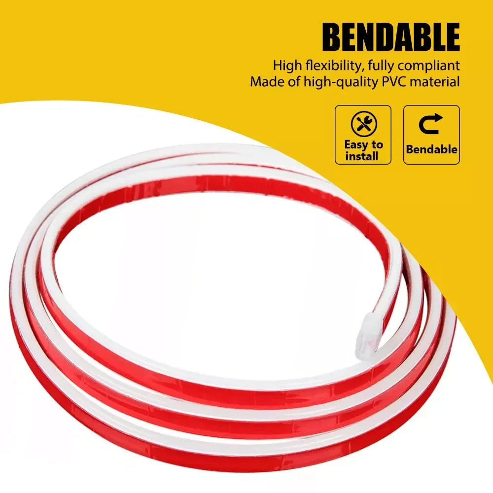 180CM LED Car Hood Lights Strip Engine Hood Light DRL LED Daytime Running Light Strip Flexible Waterproof Car Decor Assecories