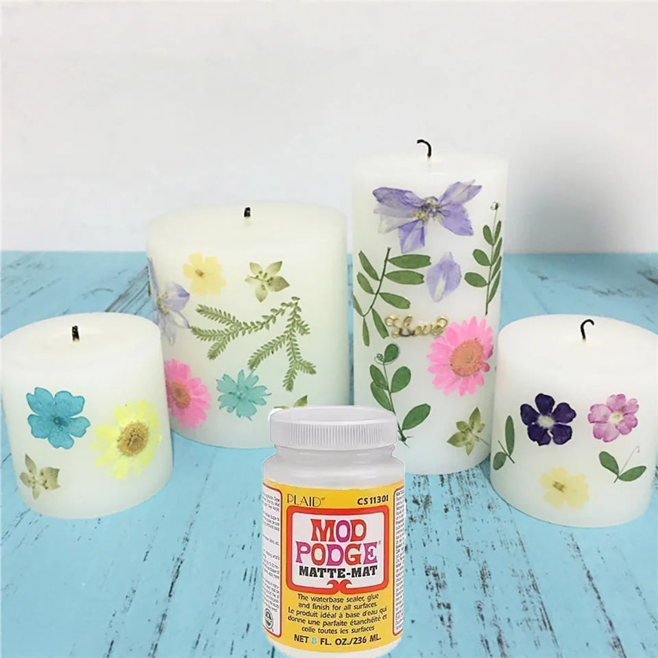 Mod Podge Fluid Glue for Painting Board Transfer Dried Flowers Collage Wood Work Matte/Gloss Finish USA Origin