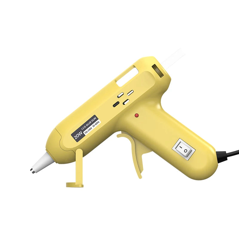 JCD 20W Hot Melt Glue Gun DIY Mini Household Industrial Guns Heat Temperature Thermo EU Electric Repair Tool Use 7mm Glue Sticks
