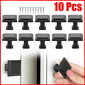 10 Pcs Matte Black Kitchen Cabinet Handles Knobs Cupboard Drawer Door Pulls Handles High Quality Aluminum Alloy Handles