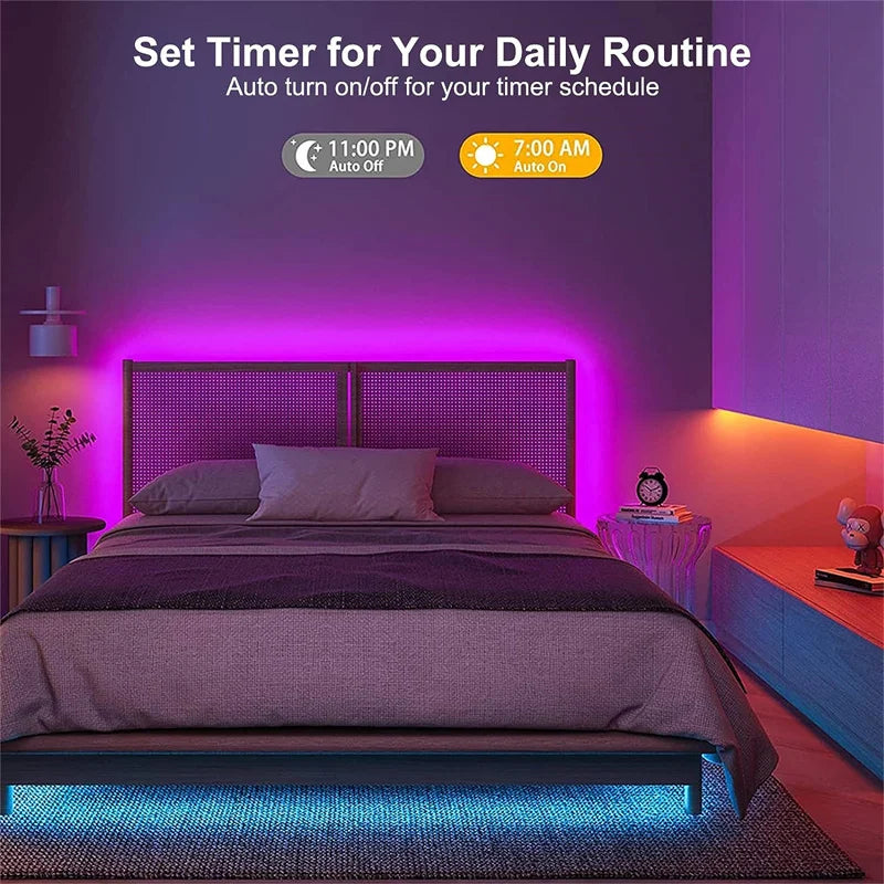 USB Neon Rope Lights,Flexible Led Rope Lights Control with App/Remote,Music Sync Gaming Neon Light Strip for Living Room Bedroom
