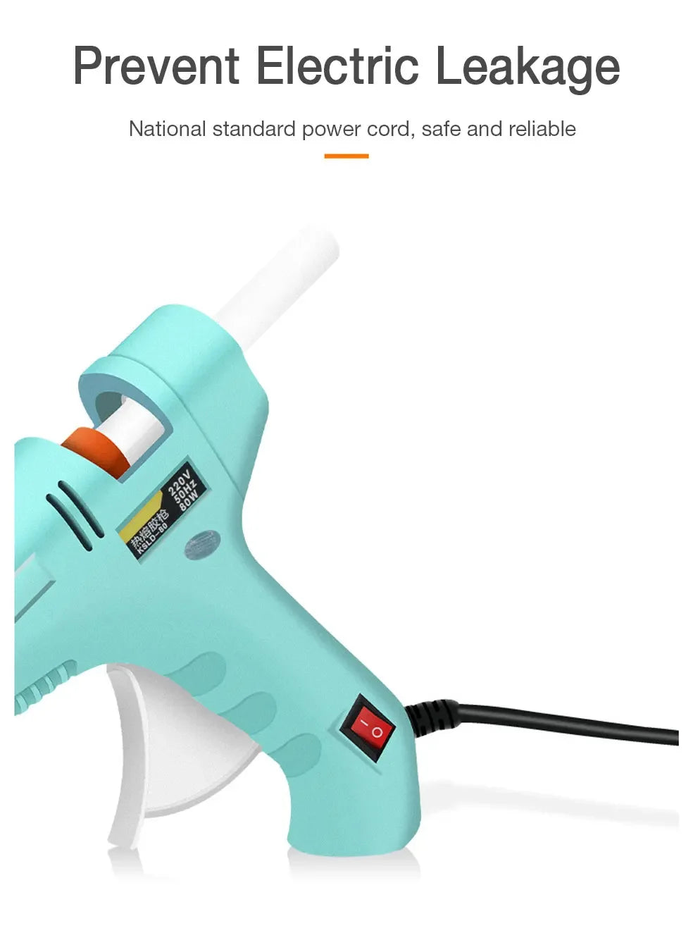 YLONGDAO 50/70W Hot Melt Glue Gun with 7mm Glue Sticks Mini Industrial Guns Heat Temperature Thermo Electric Repair Tool