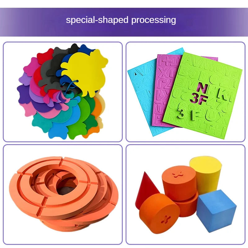 4pcs 100x50x0.3cm Colorful EVA Foam Board Shock Absorption Foam Sheet Handmade DIY Cosplay EVA Rubber Sound-absorbing Foam Paper