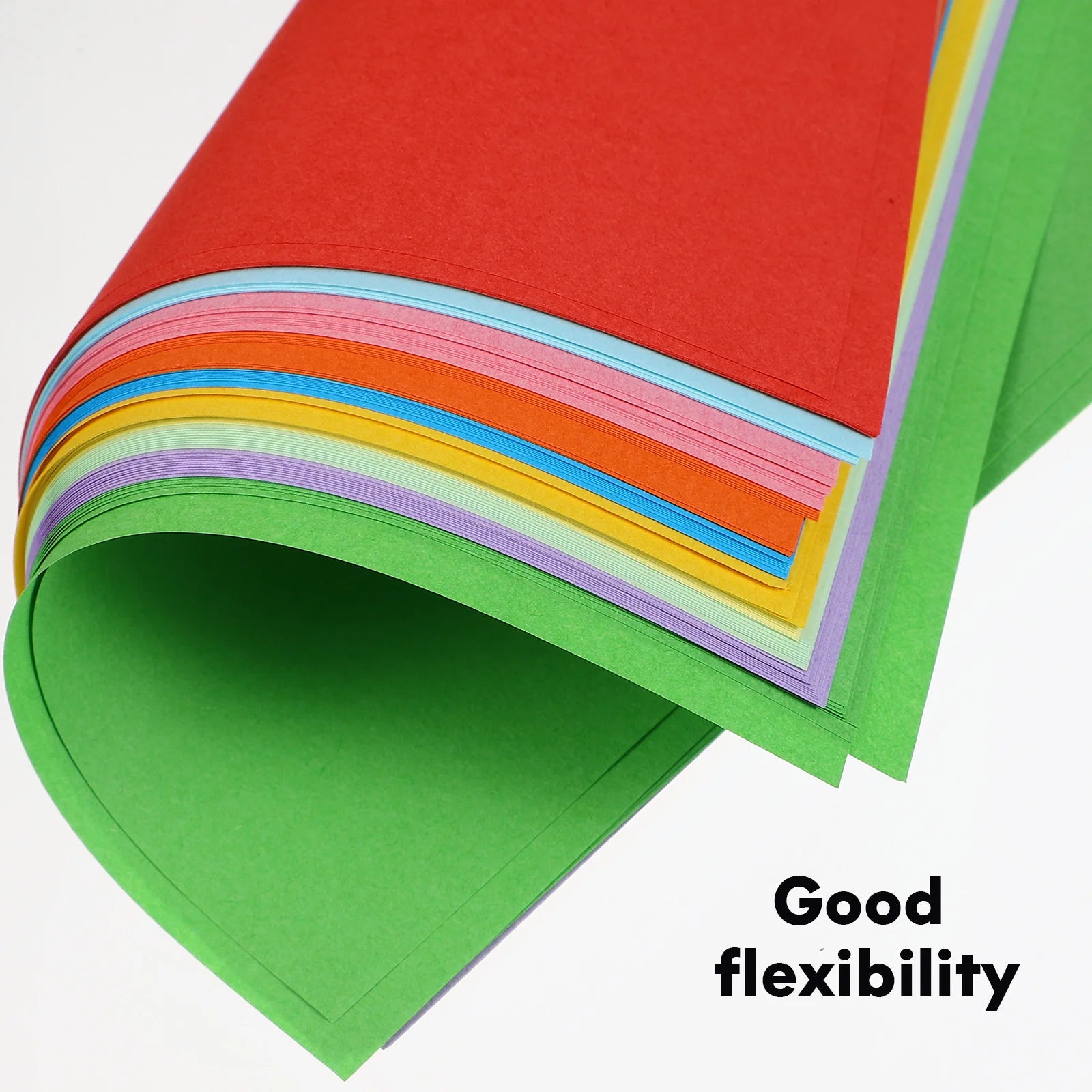 100 Sheets Double Sided Colored Paper Child Cardstock Pastel Construction Colorful Origami Papers Color Sheets Letter Size