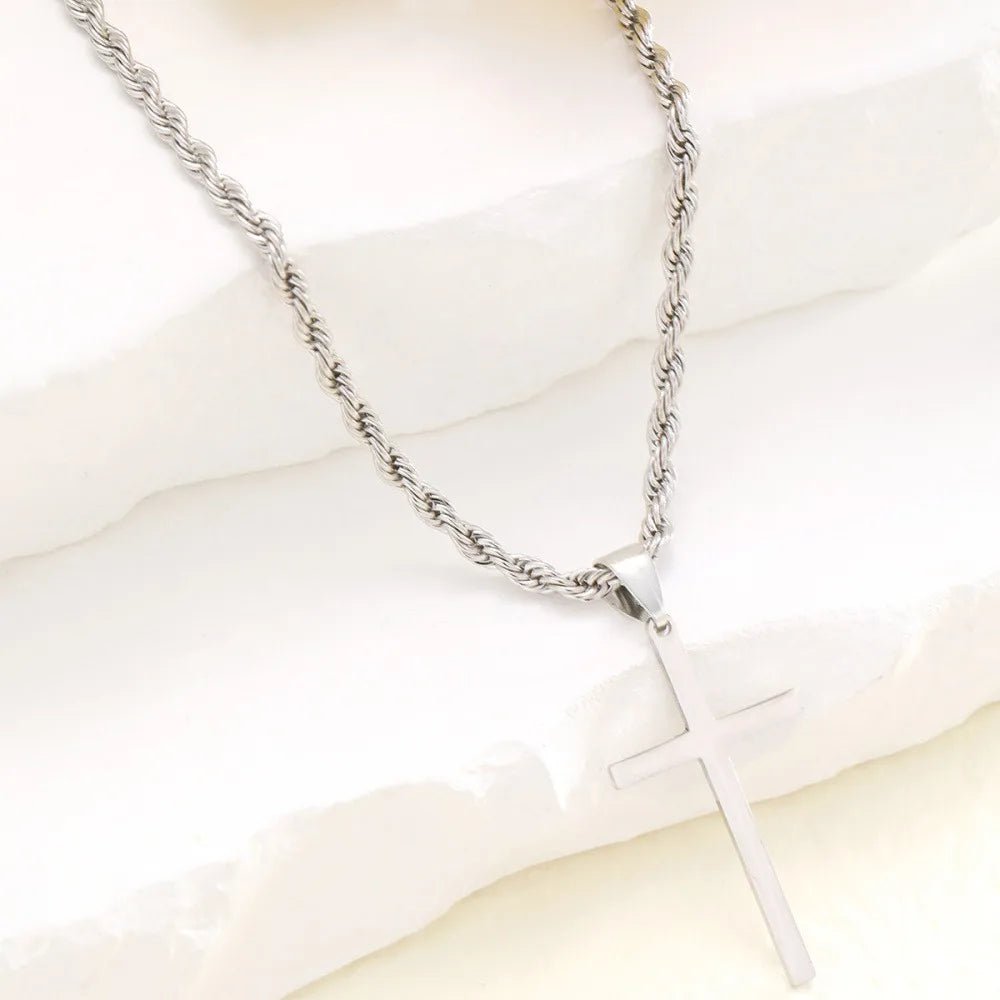 Hot-Selling Jewelry, Fashionable and Luxurious Cross Pendant Necklace, Niche and Unique