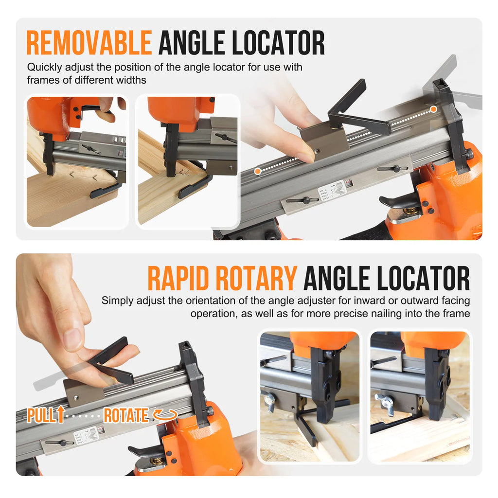 KAMSIN V1015 No. 30 Flexible Air Nail Gun 30V Staple Gun for Home DIY Photography Studios