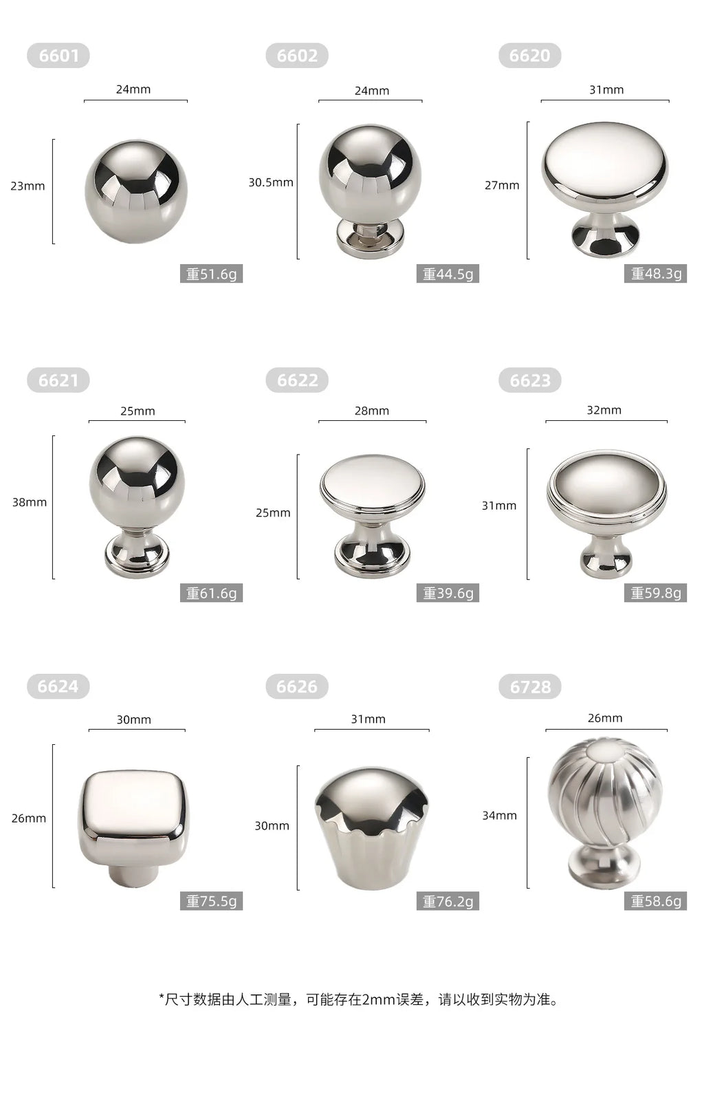 French titanium-silver cabinet door handle Solid zinc-alloy Cupboard & wardrobe pulls single-hole drawer knob  Furniture handle