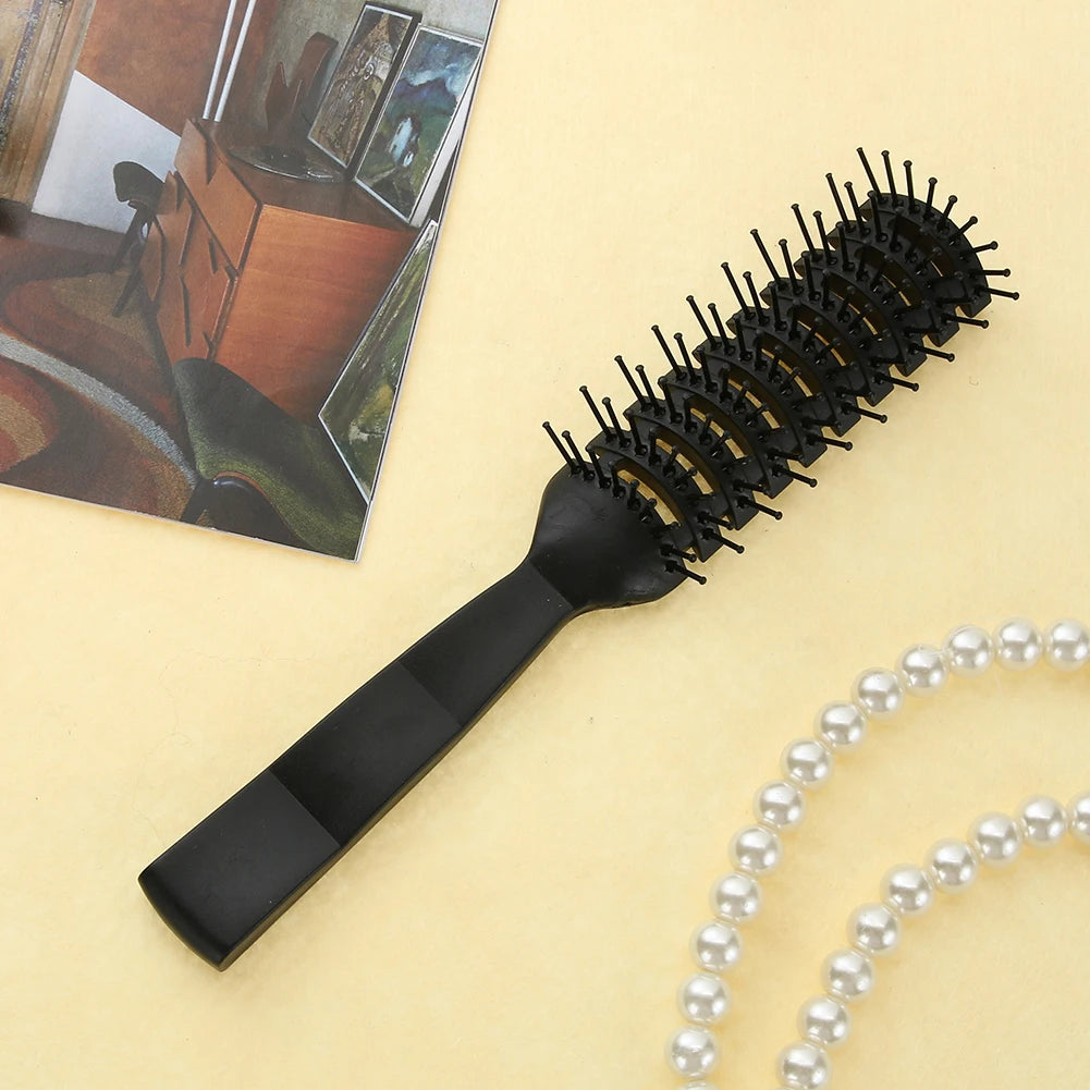 Anti-Static Comb Hair Brush Lightweight Hair Beauty Brush Portable Convenient Corrosion-Resistant for Professional Salon Tools