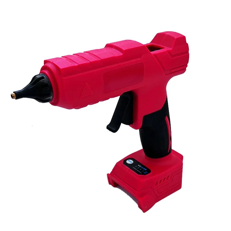 Cordless Electric Handheld Hot Glue Gun Repair DIY Tool Hot Melt Welding Hot Air Gun Anti-scald Nozzle Fit Milwaukee 18V Battery